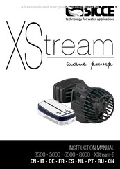 Sicce XStream-E 5000 Manuel D'instructions