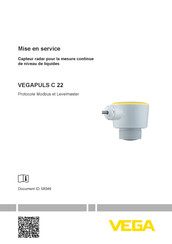 Vega VEGAPULS C 22 Mise En Service