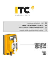 ITC DOSITEC WMF Manuel D'installation Et D'entretien