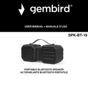 Gembird SPK-BT-19 Mode D'emploi