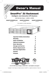 Tripp-Lite SmartPro SMART1500RMXL2UA Manuel Du Propriétaire