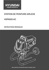 Hyundai power products HSPA800-AC Instructions Originales