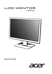 Acer V226HQL Guide Rapide