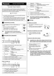 Panasonic FX-501 Serie Notice D'instructions