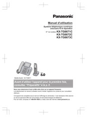 Panasonic KX-TG6671C Manuel D'utilisation