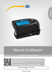 PCE Instruments PCE-IGM 100 Manuel D'utilisation