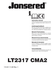 Jonsered LT2317 CMA2 Manuel D'instructions