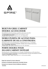 Spire 780-0018B Instructions D'installation Et Guide D'utilisation Et D'entretien