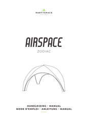 Partyspace Airspace Zodiac 6x6m Mode D'emploi