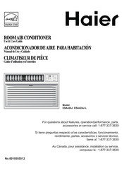 Haier ESA424J Guide D'utilisation Et D'entretien