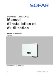 Sofar 60KTLX-G3 Manuel D'installation