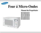 Samsung MW1430SA Manuel Du Propriétaire