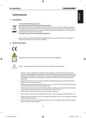 Blaupunkt BP-GIKLED05 Mode D'emploi