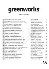 GreenWorks 2105407 Manuel D'utilisation