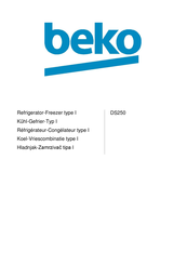 Beko DS250 Mode D'emploi