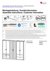 Rauch ME203 70184.0550 Instructions De Montage