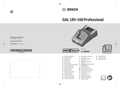 Bosch GAL 18V-160 Professional Notice Originale