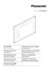 Panasonic TY-CF55VW50 Notice De Montage