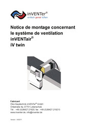 inVENTer iV twin Notice De Montage