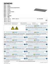 Siemens 8MF10-2UE2-0 Serie Notice D'utilisation
