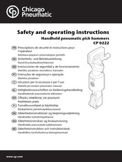 Chicago Pneumatic CP 0222 Consignes De Sécurité Et D'utilisation