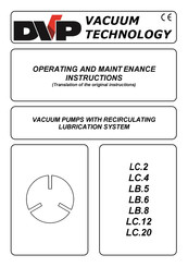 DVP LB.8 Instructions D'utilisation Et D'entretien