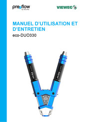 ViscoTec preeflow eco-DUO330 Manuel D'utilisation Et D'entretien