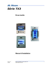 Mircom TX3-TOUCH-F15-C Manuel D'installation