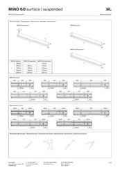 XAL MINO 60 CIRCLE Instructions De Montage