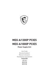 MSI MEG Ai1300P PCIE5 Manuel D'utilisation
