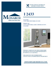 Monarch Specialties I 2433 Instructions D'assemblage