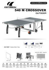 Cornilleau 540 M CROSSOVER OUTDOOR Instructions De Montage