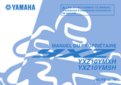 Yamaha YXZ Série Manuel Du Propriétaire