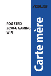 Asus ROG STRIX Z690-G GAMING WIFI Manuel De L'utilisateur