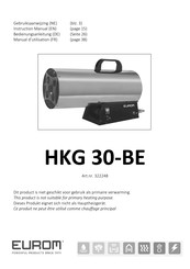 EUROM HKG 30-BE Manuel D'utilisation