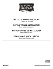 Maytag MVW18PD Instructions D'installation