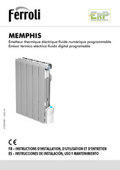 Ferroli MEMPHIS Instructions D'installation, D'utilisation Et D'entretien