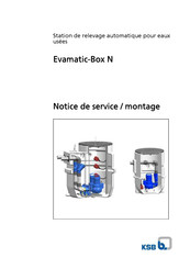Ksb Evamatic-Box N Notice De Service / Montage
