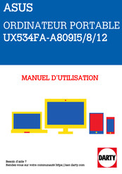 Asus UX534FA-A809I5 Manuel D'utilisation