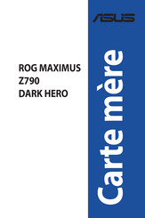 Asus ROG MAXIMUS Z790 DARK HERO Mode D'emploi