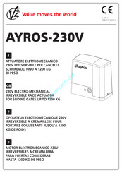 V2 AYROS-230V Mode D'emploi
