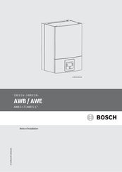 Bosch AWE Serie Notice D'installation