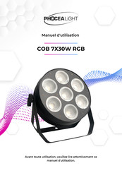 PHOCEA LIGHT COB 7X30W RGB Manuel D'utilisation