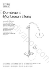 Dornbracht 26 633 892-FF Instructions De Montage