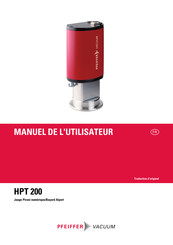 Pfeiffer Vacuum HPT 200 Manuel De L'utilisateur