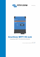 Victron energy SmartSolar MPPT RS Série Mode D'emploi