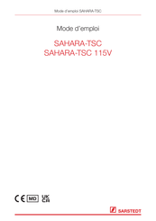 Sarstedt SAHARA-TSC Mode D'emploi