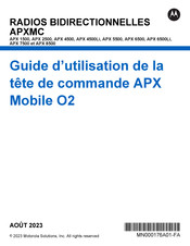 Motorola Solutions APX 1500 Guide D'utilisation