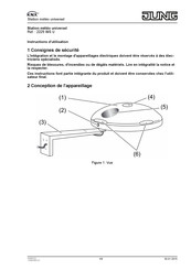 Jung KNX 2225 WS U Instructions D'utilisation