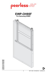 peerless-AV EWP-OH85F Mode D'emploi